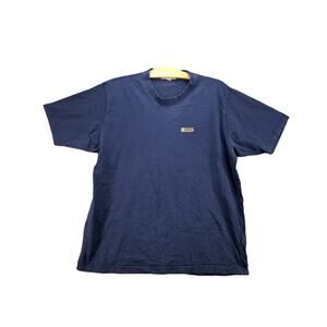 Mens Eddie Bauer Tropical Sands Summer Adventure Gear T Shirt Size XL Blue